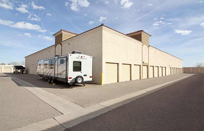 Storage parking spaces for RV, trailers, boats, and more.