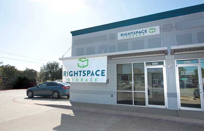 RightSpace Storage - Mesquite office entrance.