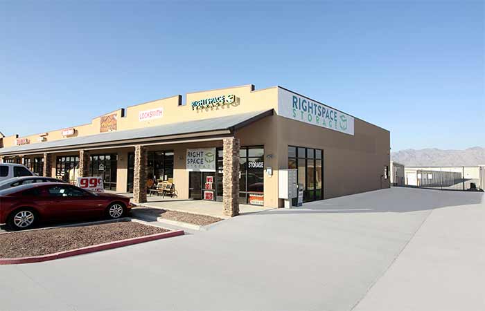 RightSpace Storage facility located on Highway 95 in Fort Mohave, Arizona.