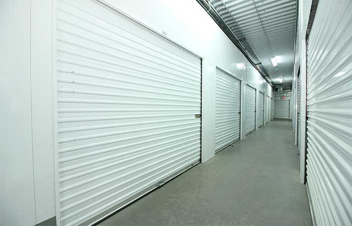 Large indoor climate controlled storage units.