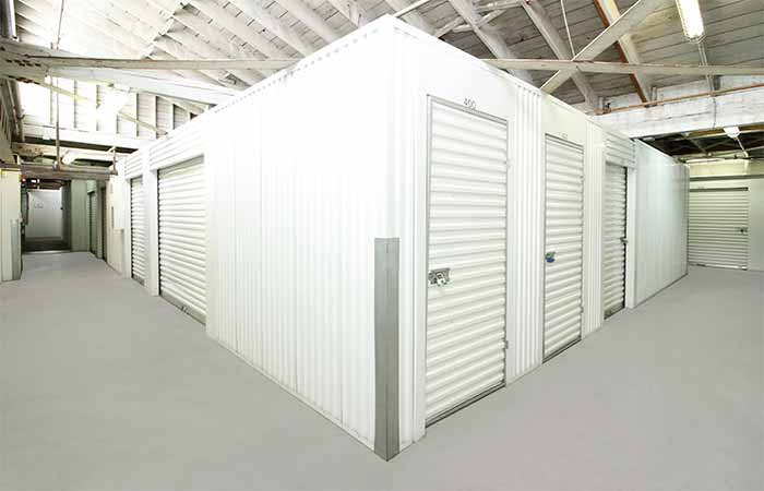 Small indoor storage units with easy access.