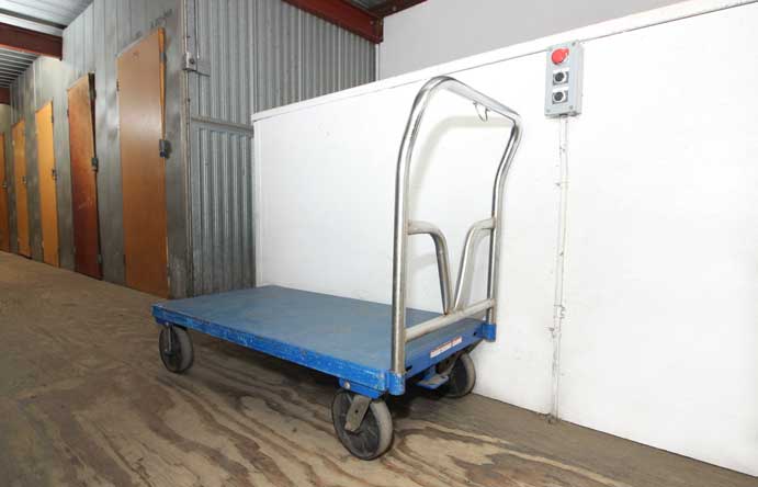 Complimentary moving dollies for ease of loading and unloading units.