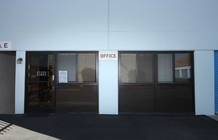 Storage office entrance.