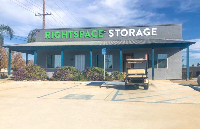 RightSpace Storage facility located in San Jacinto California.