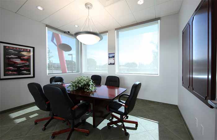 Rentable conference room available.