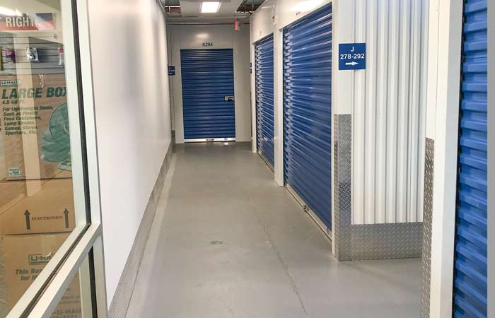 Indoor climate controlled storage units.