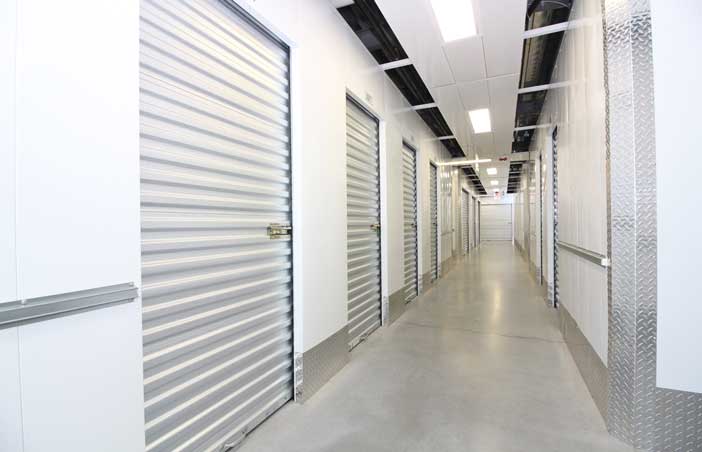 Small climate controlled storage units with easy access.