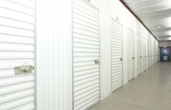 Small indoor storage units.