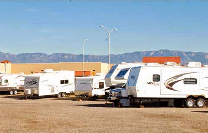 outdoor uncovered RV/Boat parking and storage
