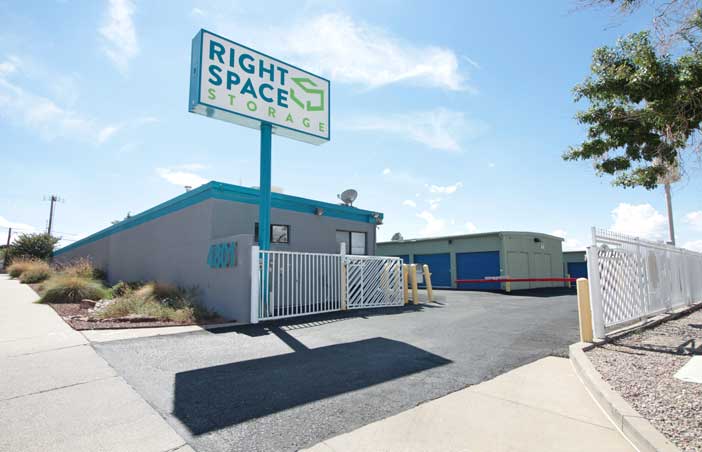 RightSpace Storage entrance with electronic gate.
