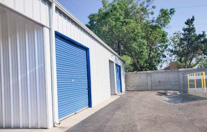 Drive-up storage located next to loading dock