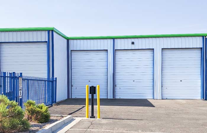 drive-up storage units with extra tall doors