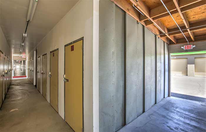 Breezeway unit hallway with easy access.