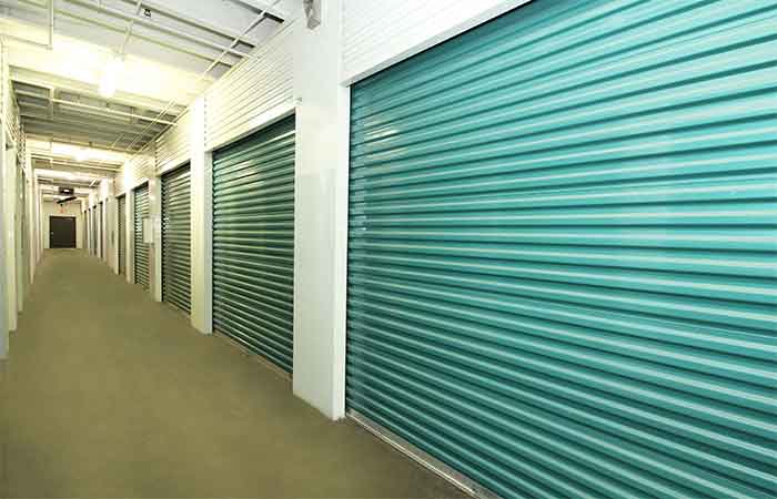 Large, indoor, climate controlled storage units.