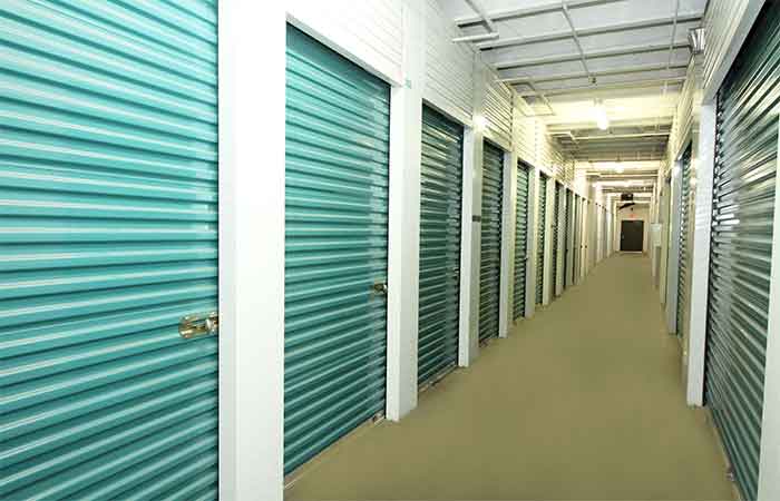 Indoor climate controlled small storage units.
