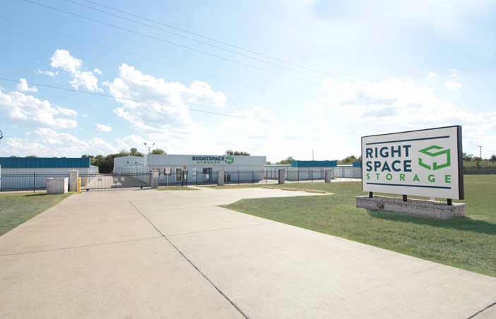 RightSpace Storage located in Belton, Texas.