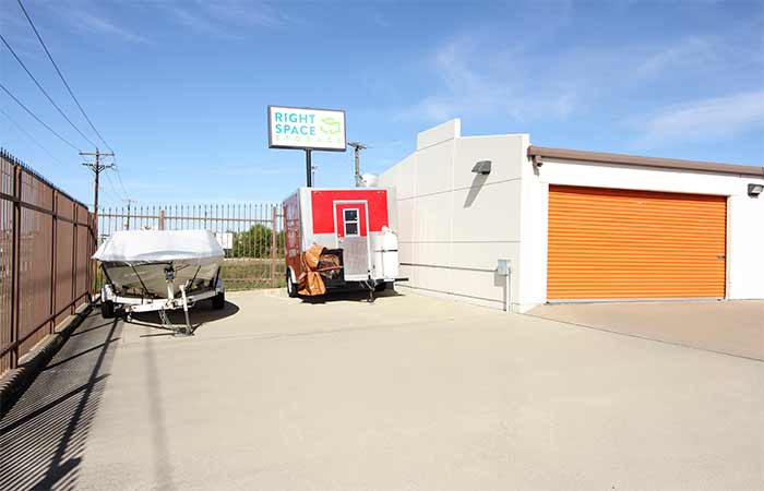 Storage parking space for boat, trailer, auto, and more.