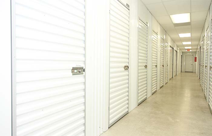 Small, indoor, climate controlled storage units.
