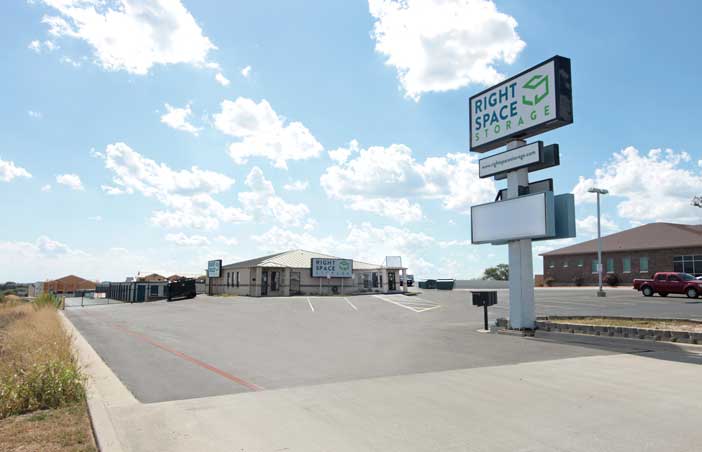 RightSpace Storage - Killeen entrance.