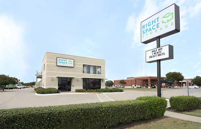 RightSpace Storage in Murphy, Texas.