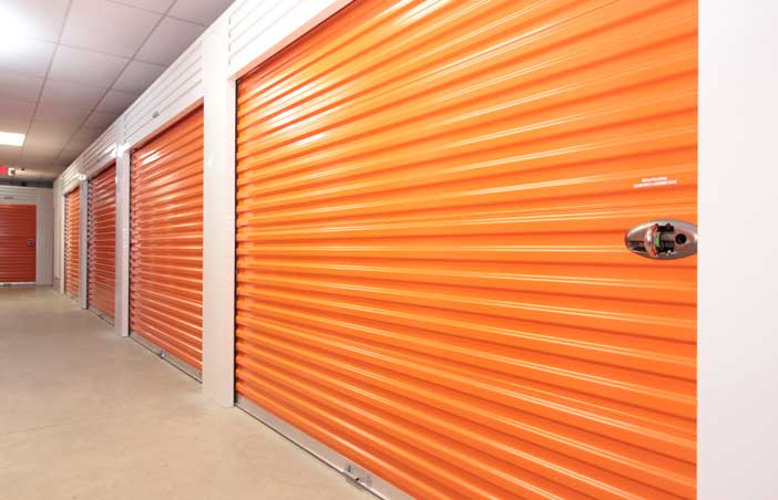Large indoor climate controlled storage units with easy access.