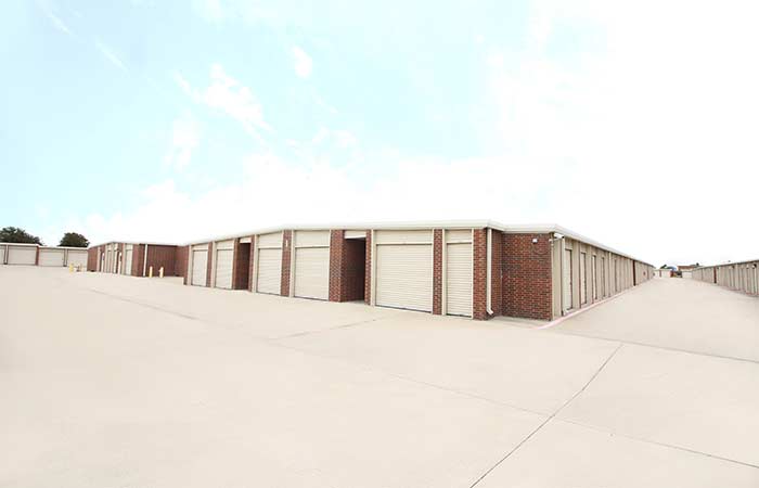 Drive-up storage facility in Wylie, TX.